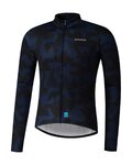 SHIMANO Cycling summer long sleeve jersey - VERTEX TEAM LONG - black