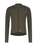 SHIMANO Cycling summer long sleeve jersey - VERTEX THERMAL LONG - green