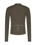 SHIMANO Cycling summer long sleeve jersey - VERTEX THERMAL LONG - green