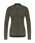 SHIMANO Cycling winter long sleeve jersey - KAEDE THERMAL LONG - grey