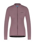 SHIMANO Cycling winter long sleeve jersey - KAEDE THERMAL LONG - purple