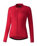 SHIMANO Cycling winter long sleeve jersey - KAEDE THERMAL LONG - pink