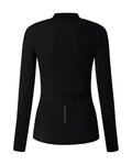 SHIMANO Cycling winter long sleeve jersey - ELEMENT LONG - black