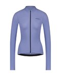 SHIMANO Cycling winter long sleeve jersey - ELEMENT LONG - purple