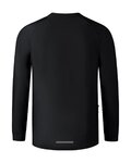 SHIMANO Cycling summer long sleeve jersey - MYOKO LONG WARM - black