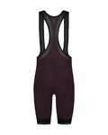SHIMANO Cycling bib shorts - DINAMICO - brown