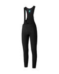 SHIMANO Cycling long bib trousers - ELEMENT CYC - black