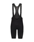 SHIMANO Cycling bib shorts - VERTEX THERMAL SHORTS - black
