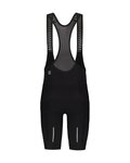 SHIMANO Cycling bib shorts - VERTEX THERMAL SHORTS - black