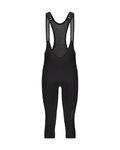 SHIMANO Cycling 3/4 length bib shorts - VERTEX KNICKERS 3/4 - black