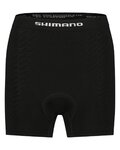 SHIMANO Cycling boxer shorts - VERTEX - black