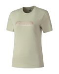 SHIMANO Cycling short sleeve t-shirt - TEE - beige