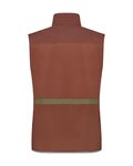 SHIMANO Cycling gilet - EVOLVE WIND INSULATED - brown