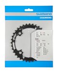 SHIMANO chainring - DEORE M590 36 - black