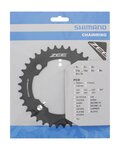 SHIMANO chainring - ZEE M640 36 - black