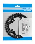 SHIMANO chainring - SLX M672/622/612 40 - black