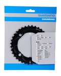 SHIMANO chainring - DEORE M617/627 36 - black