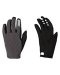 POC Cycling long-finger gloves - RESISTANCE ENDURO - grey/black