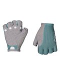 POC Cycling fingerless gloves - AGILE SHORT - light blue