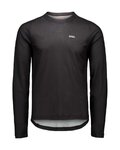 POC Cycling summer long sleeve jersey - MOTION AIR L/S - black