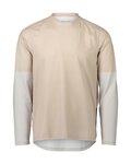 POC Cycling summer long sleeve jersey - ESSENTIAL MTB - beige