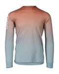 POC Cycling summer long sleeve jersey - ESSENTIAL MTB LITE - blue/red