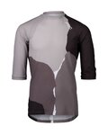 POC Cycling short sleeve jersey - MTB PURE 3/4 - grey