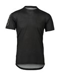 POC Cycling short sleeve jersey - MTB PURE TEE - black