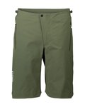 POC Cycling shorts without bib - ESSENTIAL ENDURO - green