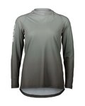 POC Cycling summer long sleeve jersey - ESSENTIAL MTB LITE  - grey