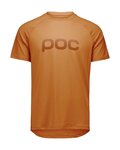 POC Cycling short sleeve t-shirt - REFORM ENDURO TEE - brown