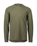 POC Cycling summer long sleeve jersey - POISE CREW - green