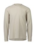 POC Cycling summer long sleeve jersey - POISE CREW - beige