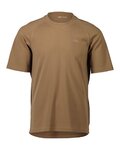 POC Cycling short sleeve t-shirt - POISE TEE - brown