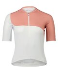 POC Cycling short sleeve jersey - ESSENTIAL ROAD  - white/red