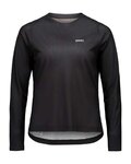 POC Cycling summer long sleeve jersey - MOTION AIR L/S - black
