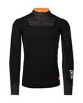 POC Cycling long sleeve t-shirt - RESISTANCE LAYER JERSEY - orange/black