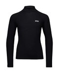 POC Cycling long sleeve t-shirt - MOCK NECK JERSEY Y - black