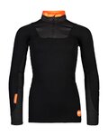 POC Cycling long sleeve t-shirt - RESISTANCE LAYER  - black/orange