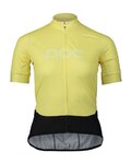 POC Cycling short sleeve jersey - ESSENTIAL ROAD LOGO - yellow