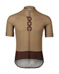 POC Cycling short sleeve jersey - ESSENTIAL ROAD - brown