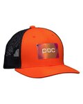 POC Cycling hat - ESSENTIAL MTB CAP - black/orange