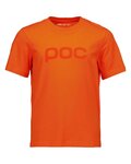POC Cycling short sleeve t-shirt - TEE JR - orange