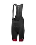 GORE Cycling bib shorts - C5 OPTI - black/red