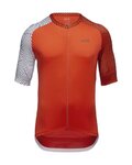 GORE Cycling short sleeve jersey - C5 - white/orange
