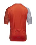 GORE Cycling short sleeve jersey - C5 - white/orange
