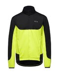 GORE Cycling windproof jacket - C5 GWS THERMO - yellow/black