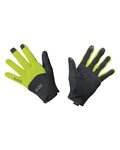 GORE Cycling long-finger gloves - C5 GTX - yellow/black