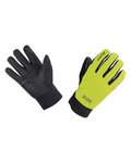 GORE Cycling long-finger gloves - C5 GTX THERMO - yellow
