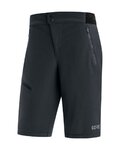 GORE Cycling shorts without bib - C5 WMN - black